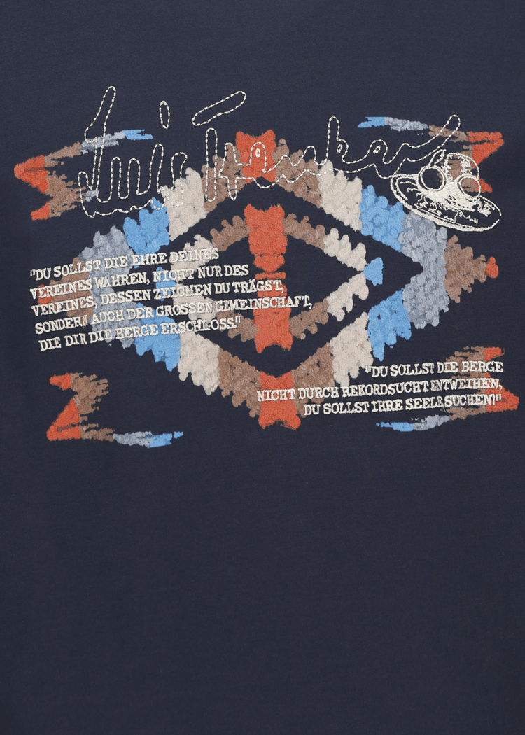 Luis Trenker Maglia a maniche lunghe con stampa e ricamo modello Luloris Fino al 50% di sconto