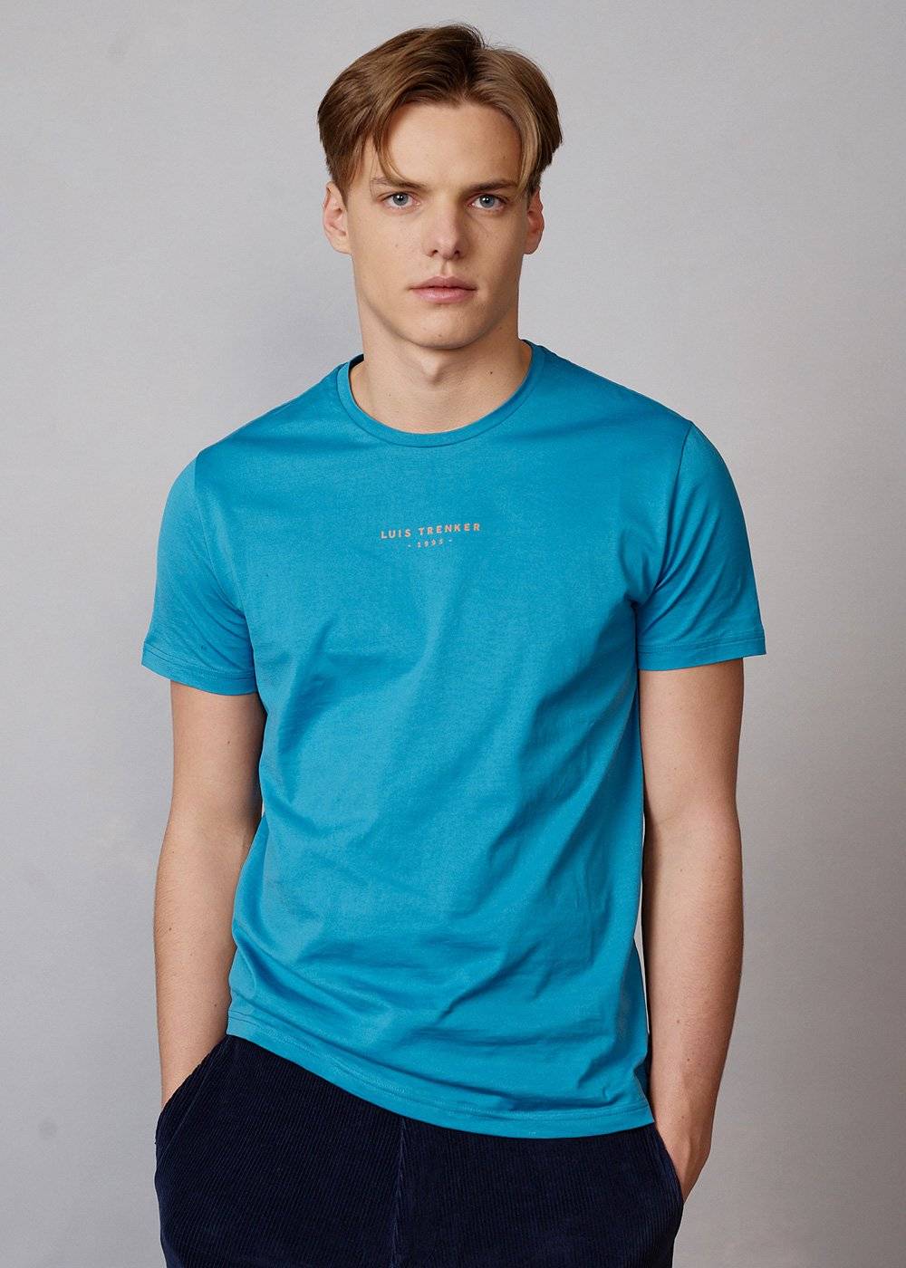 Luis Trenker T-shirt basic modello Lucarlo Offerta speciale della fabbrica