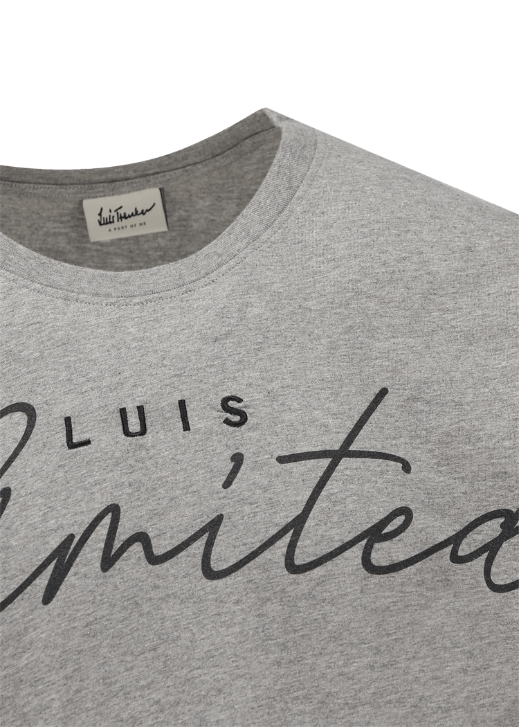 Luis Trenker Maglia a maniche corte con slogan Luis Unlimited Saldi