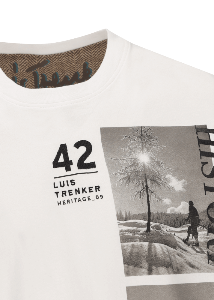 Luis Trenker T-shirt con motivo Heritage modello Luluis Negozio online di fabbrica