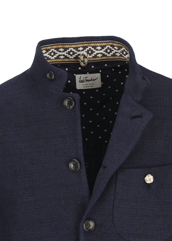 Luis Trenker Blazer con motivo a spina di pesce modello Lusandro Flash Sale