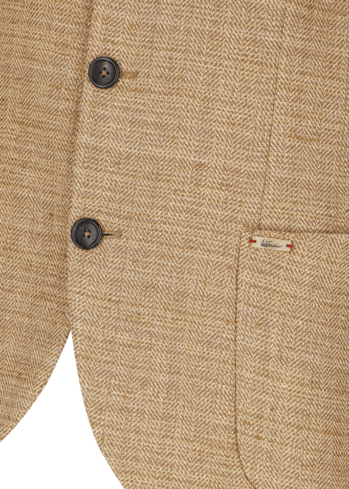 Luis Trenker Blazer con motivo a spina di pesce modello Lusandro Fornitura limitata
