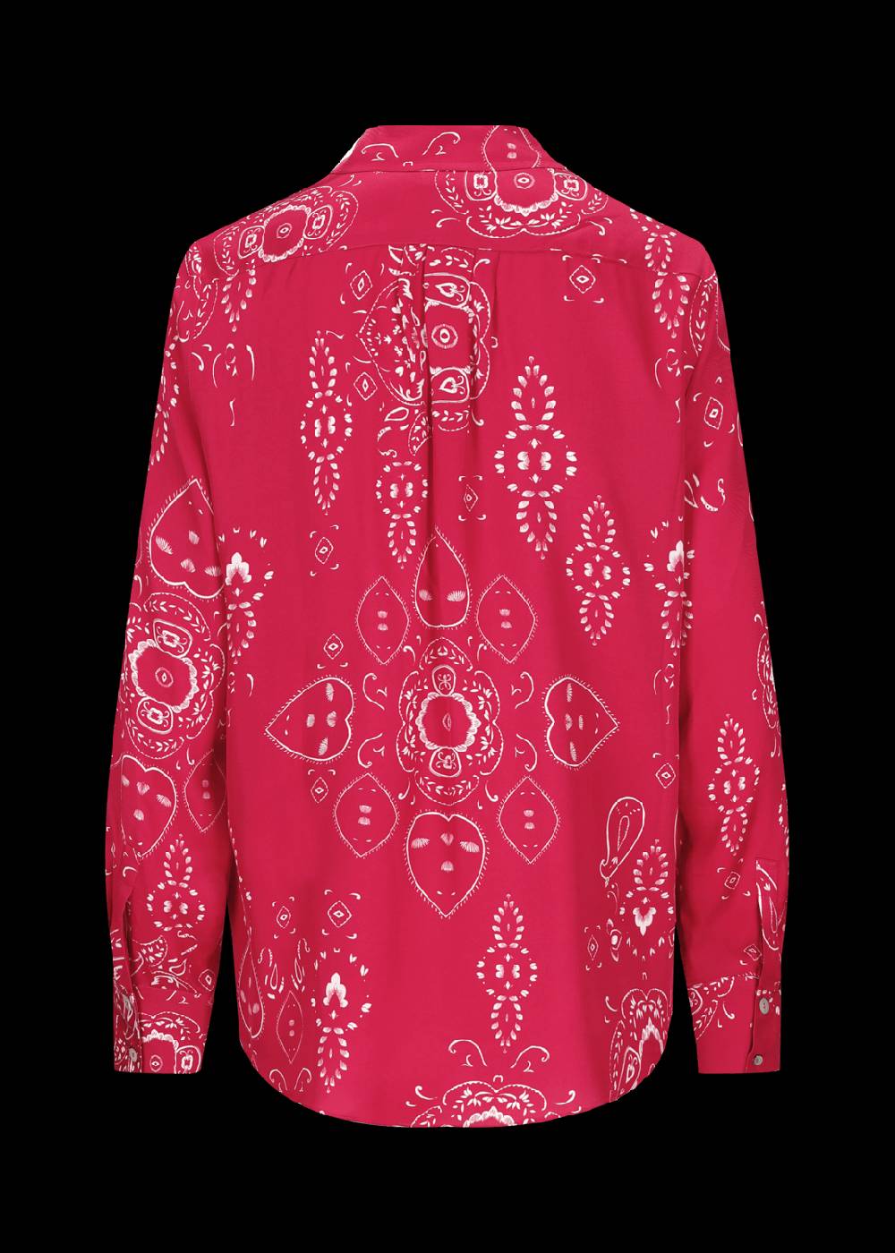 Luis Trenker Blusa in viscosa con stampa bandana modello Lubarbara Online Outlet
