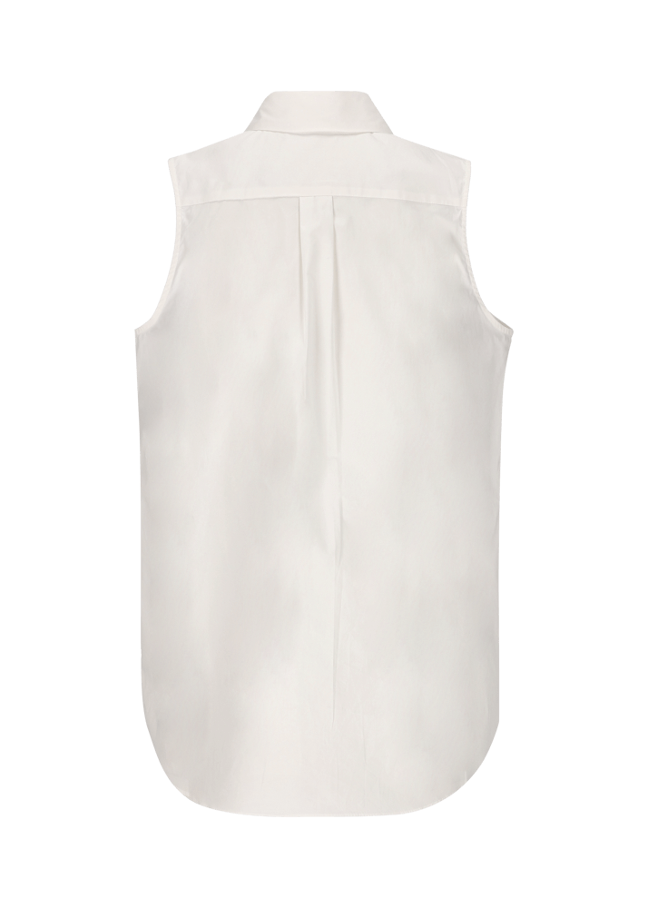 Luis Trenker Blusa in cotone smanicata modello Lubetta Nuovi prodotti