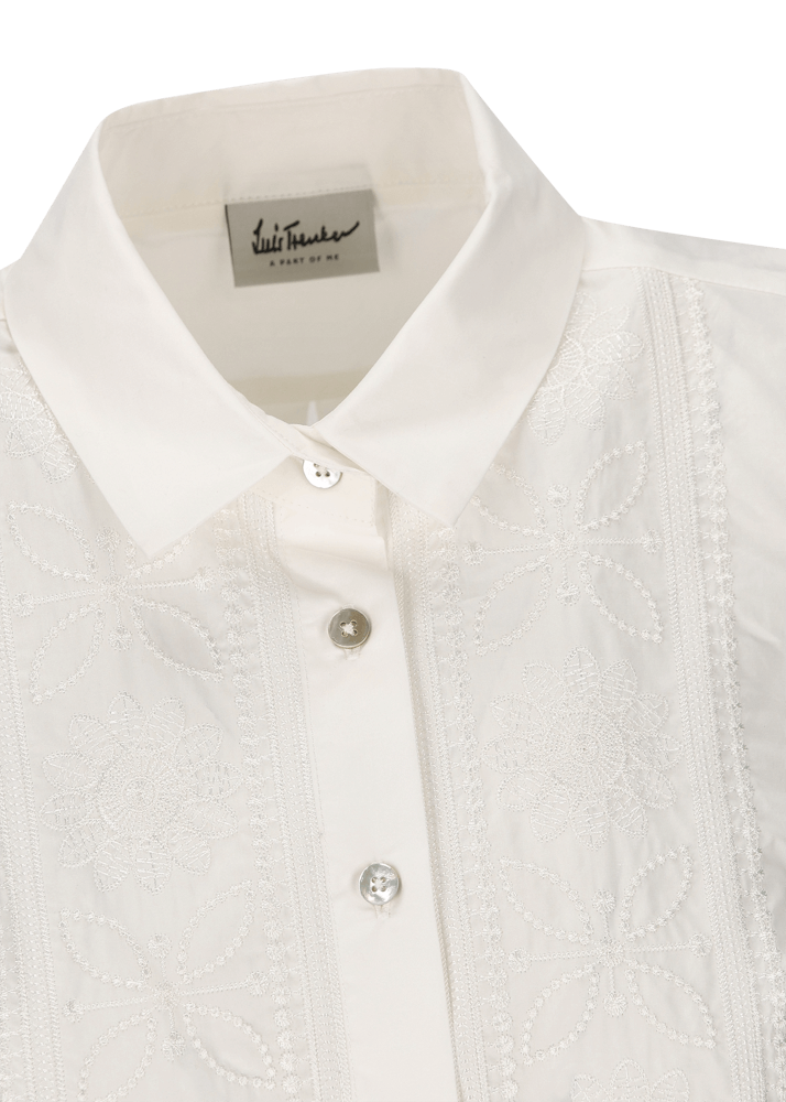 Luis Trenker Blusa in cotone smanicata modello Lubetta Nuovi prodotti