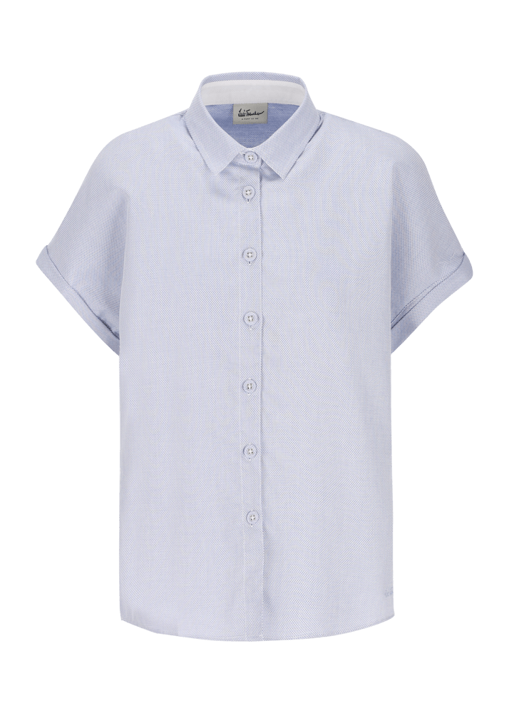 Luis Trenker Blusa in cotone a maniche corte modello Luflora Sconti VIP