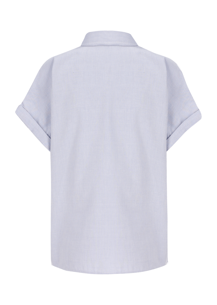 Luis Trenker Blusa in cotone a maniche corte modello Luflora Sconti VIP