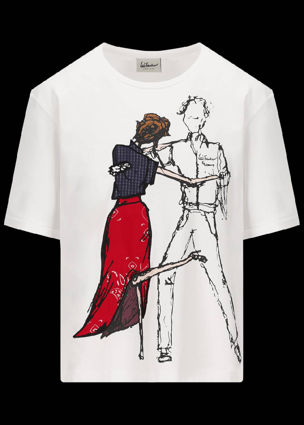Luis Trenker T-shirt a maniche corte con motivo tango modello Lutara Fino al 65% di sconto