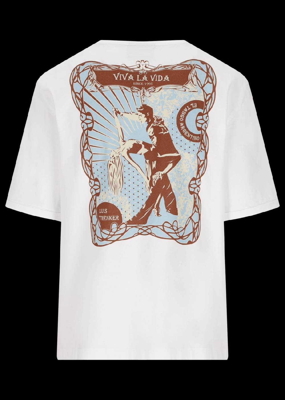 Luis Trenker T-shirt con stampa sulla parte posteriore modello Lutima Only for today