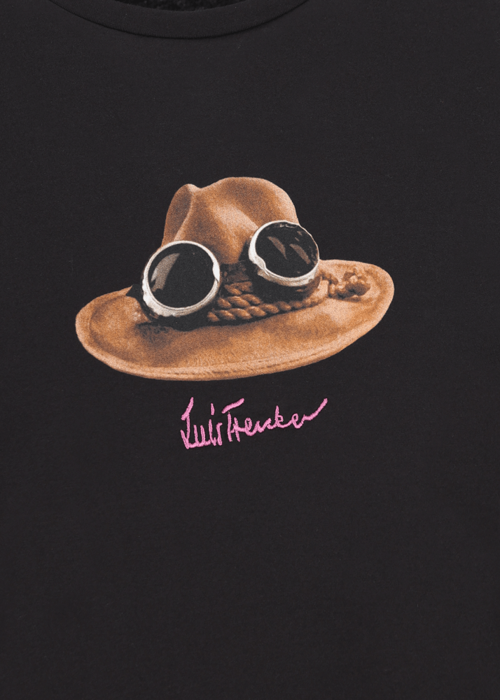 Luis Trenker T-shirt con grafica iconica raffigurante "Il Cappello" Fino al 55% di sconto