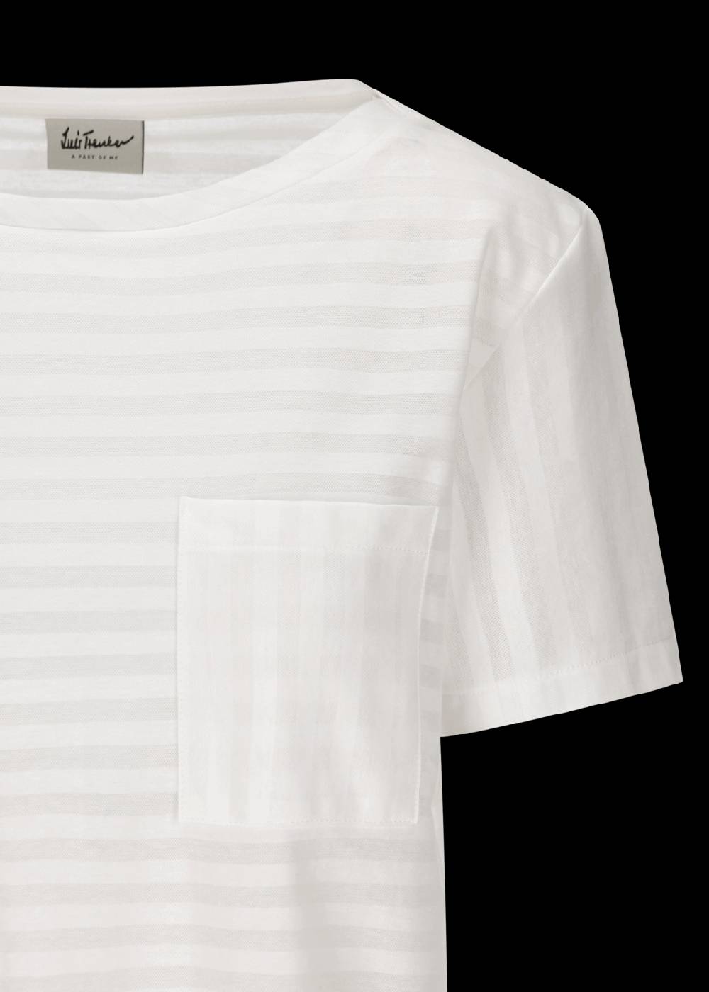 Luis Trenker T-shirt in jersey di cotone a righe Lutabata Discount Store per i nuovi prodotti