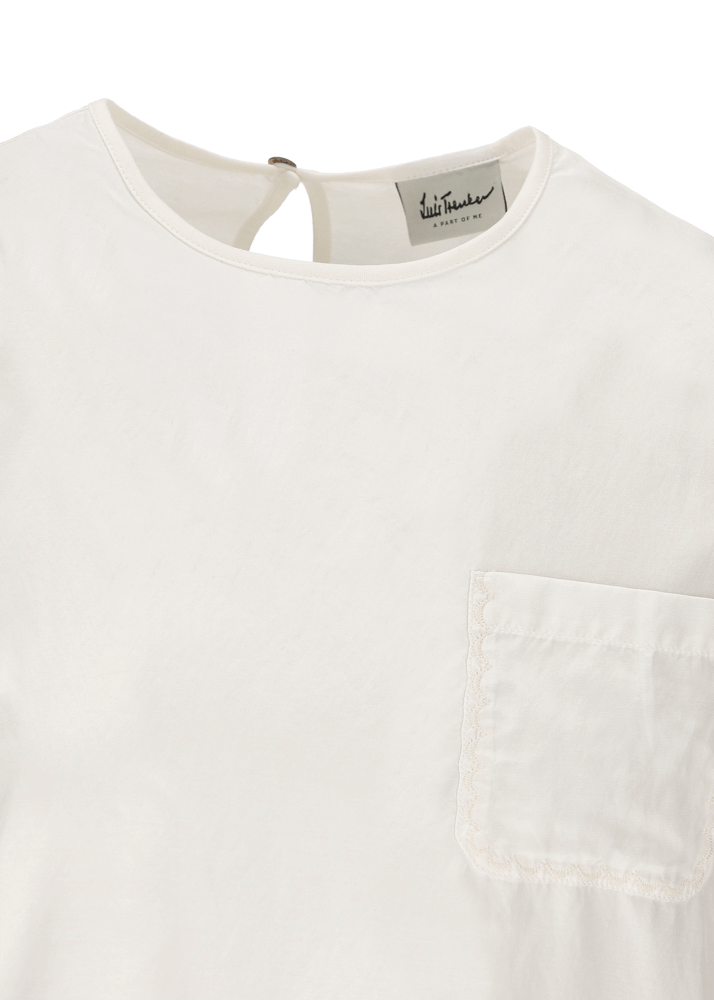 Luis Trenker T-shirt con taschino ricamato modello Lutanja Super sconto
