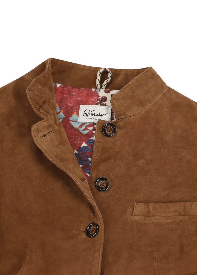 Luis Trenker Giacca in pelle scamosciata modello Luranda Black Friday Prezzi