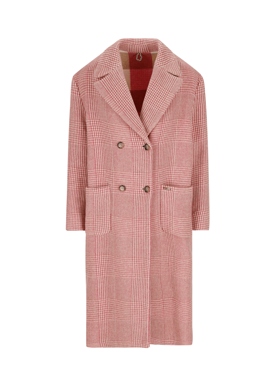 Luis Trenker Cappotto con motivo pied-de-poule modello Lualissa 50% di sconto per tempo limitato