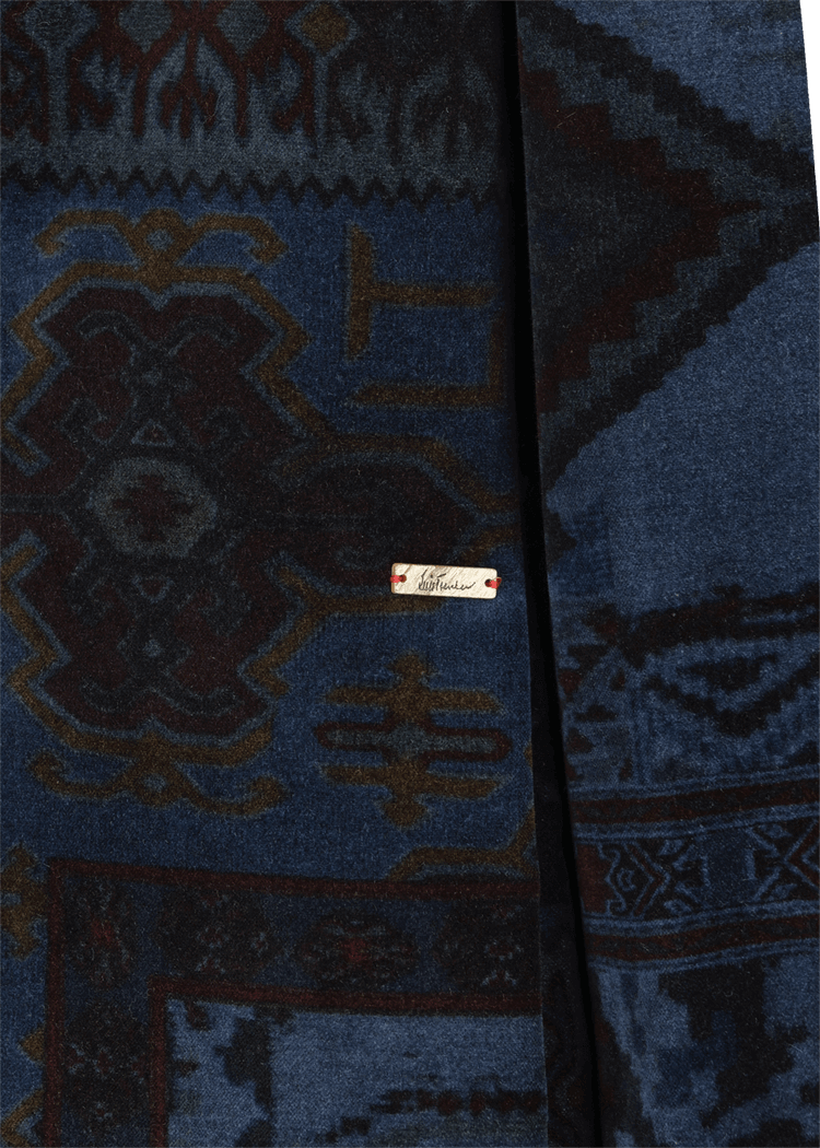 Luis Trenker Cappotto in velluto con collo di pelliccia modello Lufrida Italia