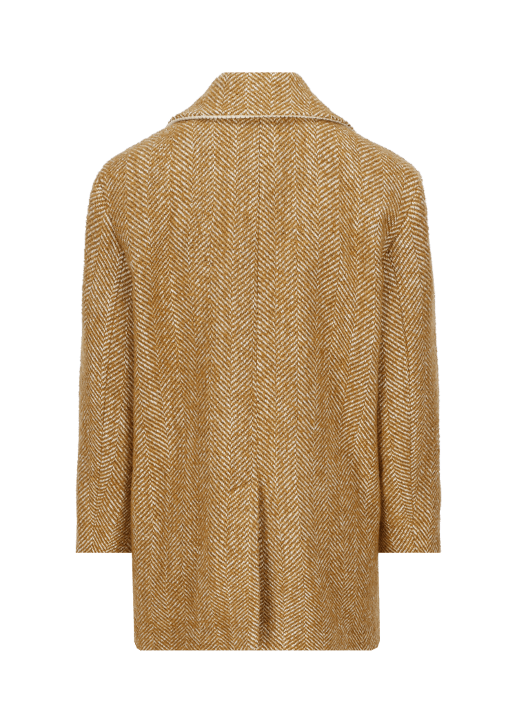 Luis Trenker Cappotto caban in misto lana modello Lumarta Nuovo