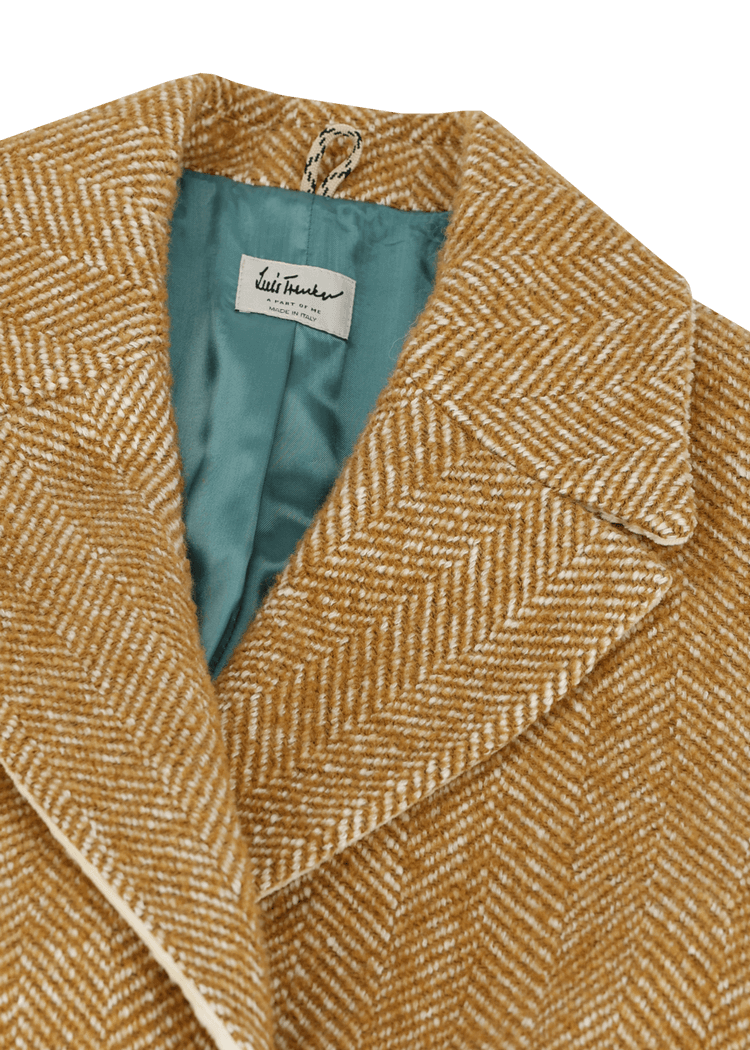 Luis Trenker Cappotto caban in misto lana modello Lumarta Nuovo