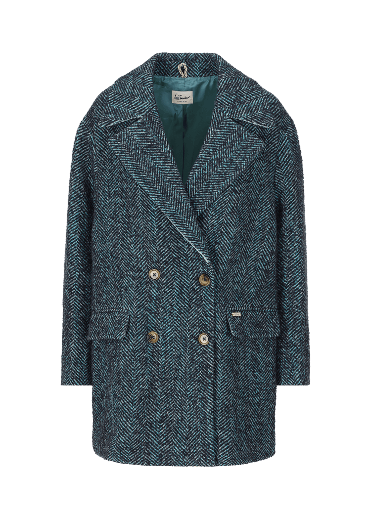 Luis Trenker Cappotto caban in misto lana modello Lumarta Qualità