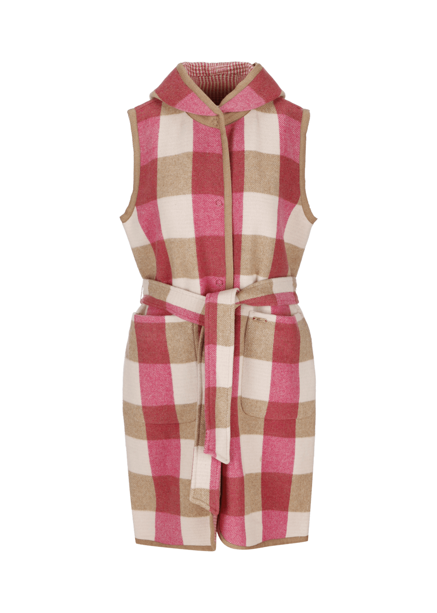 Luis Trenker Gilet double-face in misto lana modello Luelena Promozione