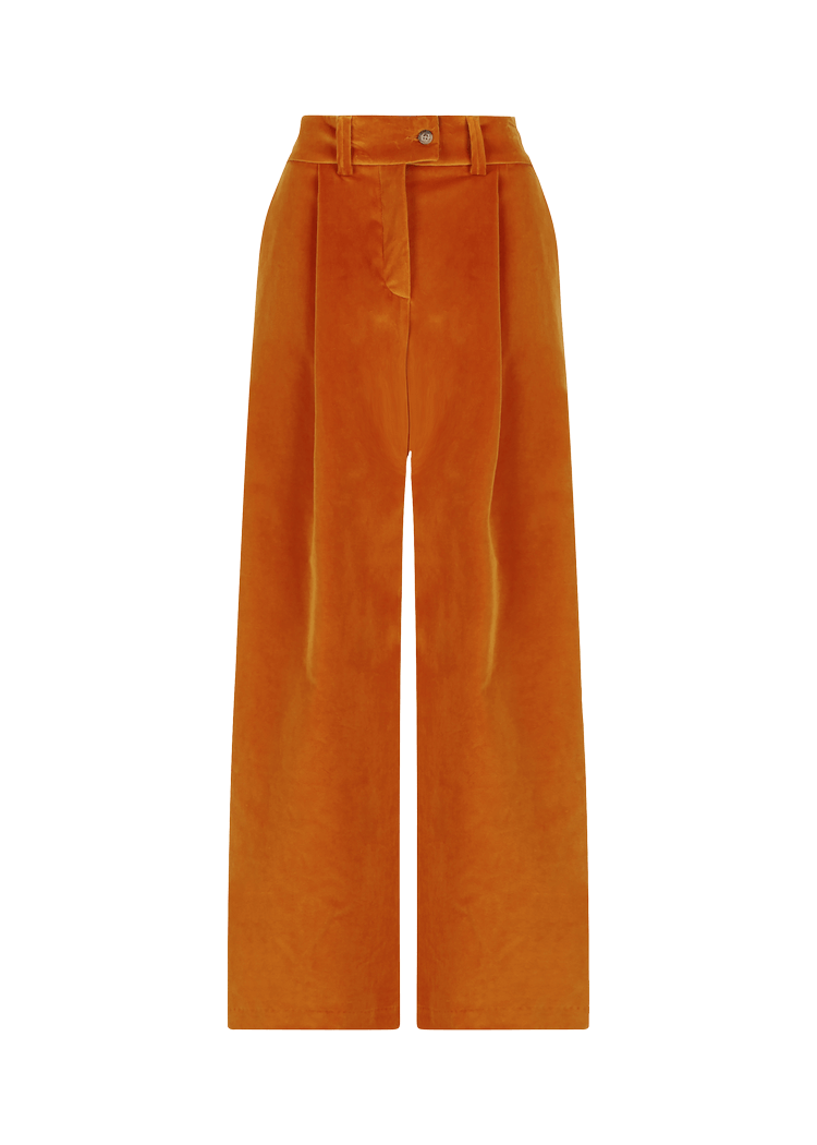 Luis Trenker Pantaloni di velluto plissettati modello Luxara Acquista Ora