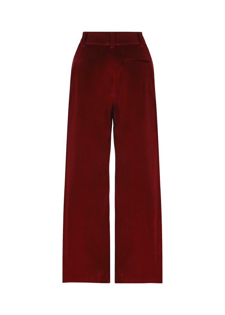 Luis Trenker Pantaloni di velluto plissettati modello Luxara Consegna Veloce