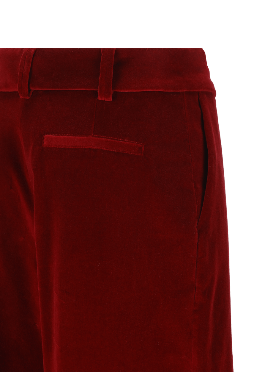 Luis Trenker Pantaloni di velluto plissettati modello Luxara Consegna Veloce