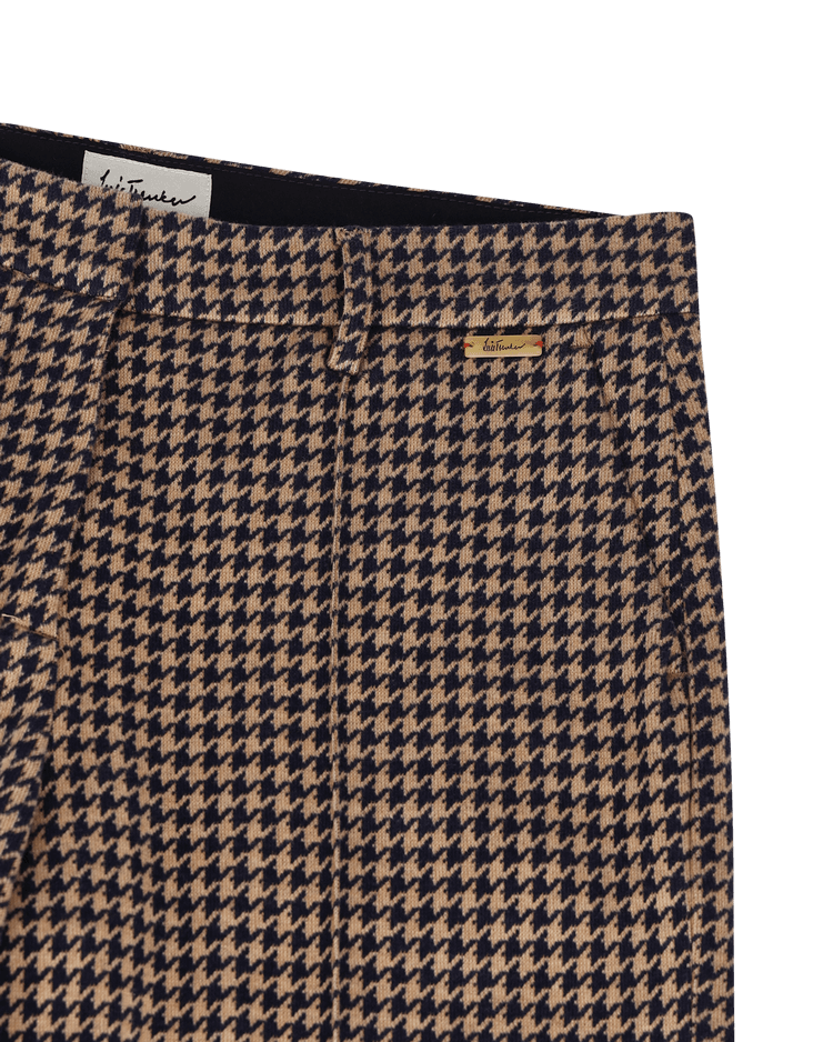 Luis Trenker Pantaloni con motivo pied-de-poule modello Lulara Sottocosto