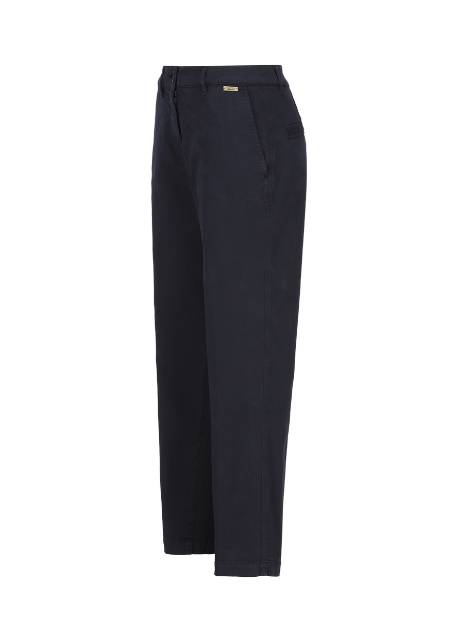 Luis Trenker Pantaloni chino in gabardine di cotone modello Luloraine Presa