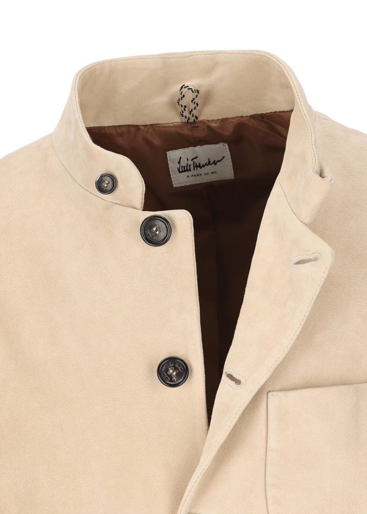 Luis Trenker Blazer in pelle scamosciata modello Lusandro Moda