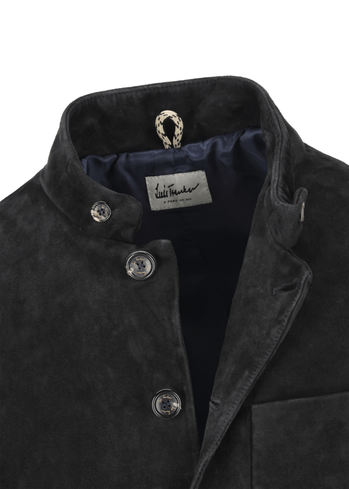 Luis Trenker Blazer in pelle scamosciata modello Lusandro Spedizione gratuita