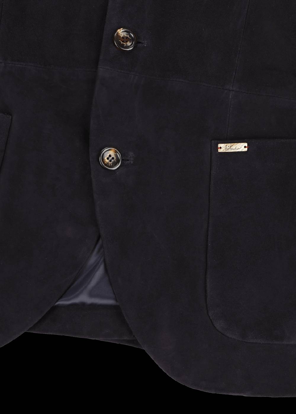 Luis Trenker Blazer in pelle scamosciata modello Lusandro Spedizione gratuita