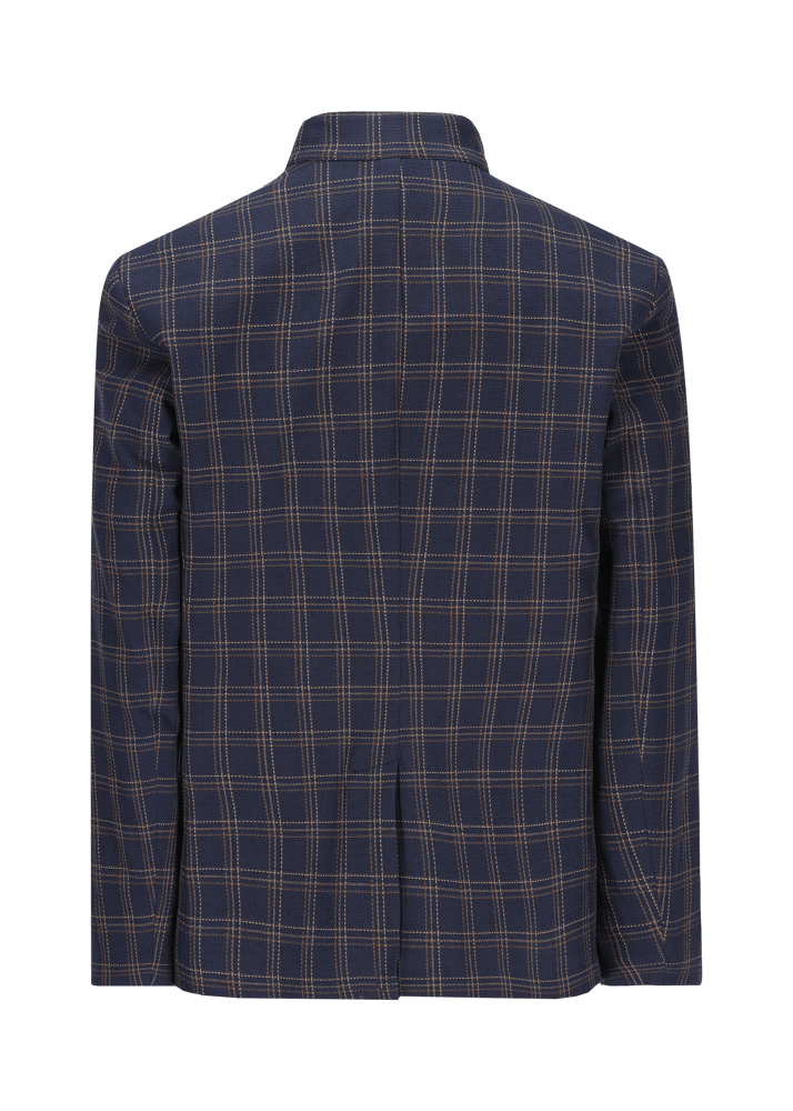 Luis Trenker Blazer con motivo a quadri modello Lusandretto Prezzo di fabbrica