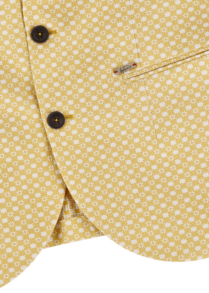 Luis Trenker Blazer in cotone jacquard modello Lusandretto Comprare a buon mercato