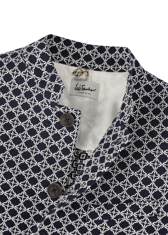 Luis Trenker Blazer in cotone jacquard modello Lusandretto Grande vendita