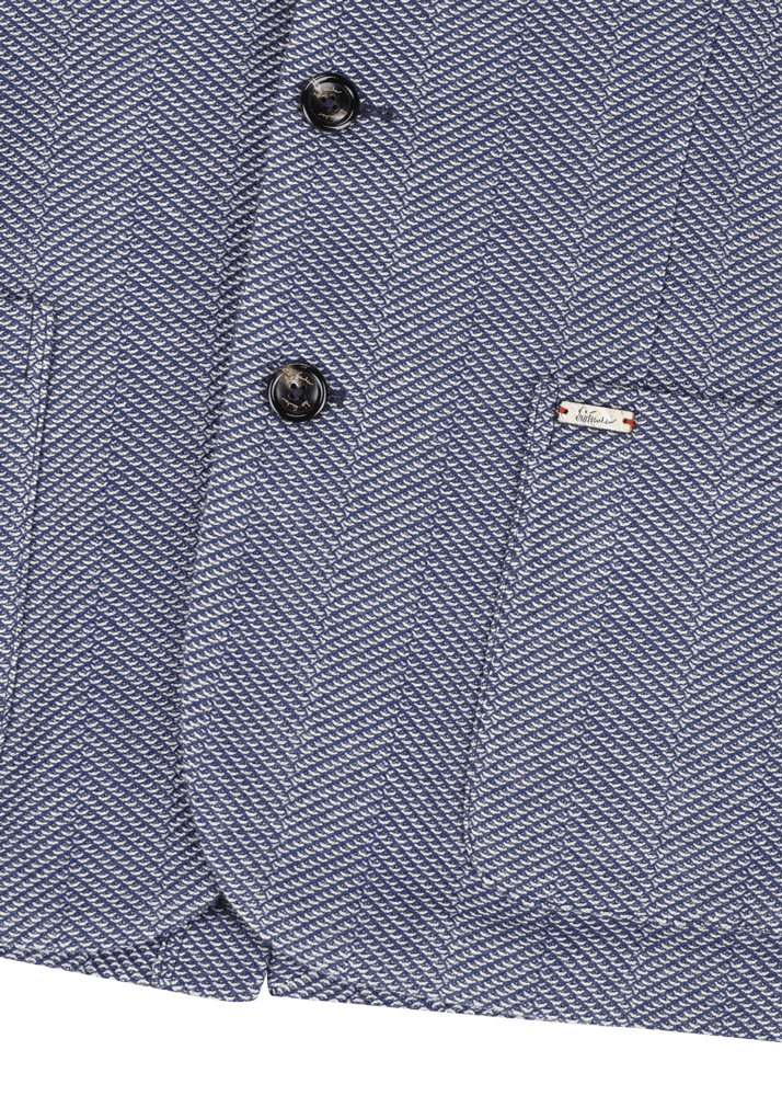 Luis Trenker Blazer in jersey con motivo a spina di pesce modello Luigis Offerta per la Festa della Mamma