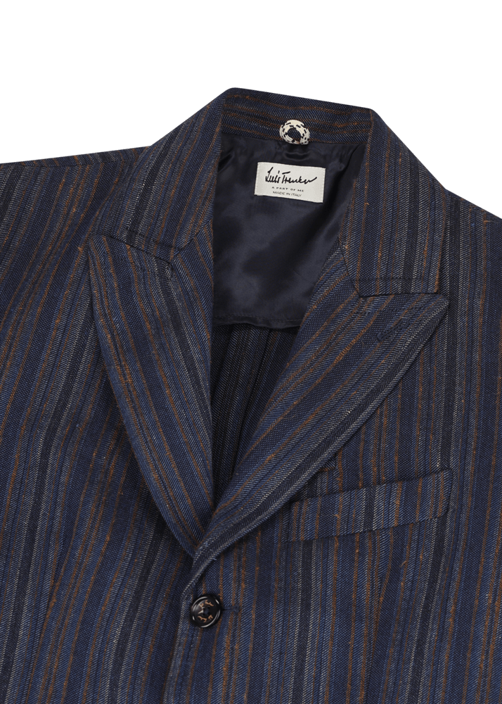 Luis Trenker Blazer con motivo a righe modello Lustefan Offerta Anniversario