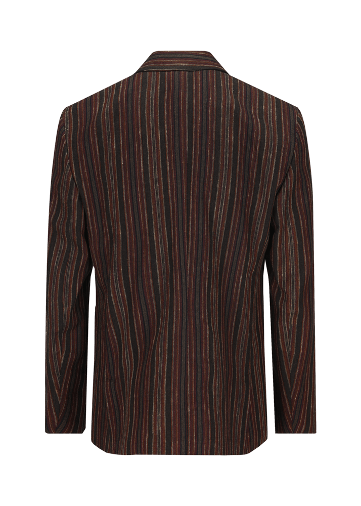 Luis Trenker Blazer con motivo a righe modello Lustefan Smaltimento dello stoccaggio