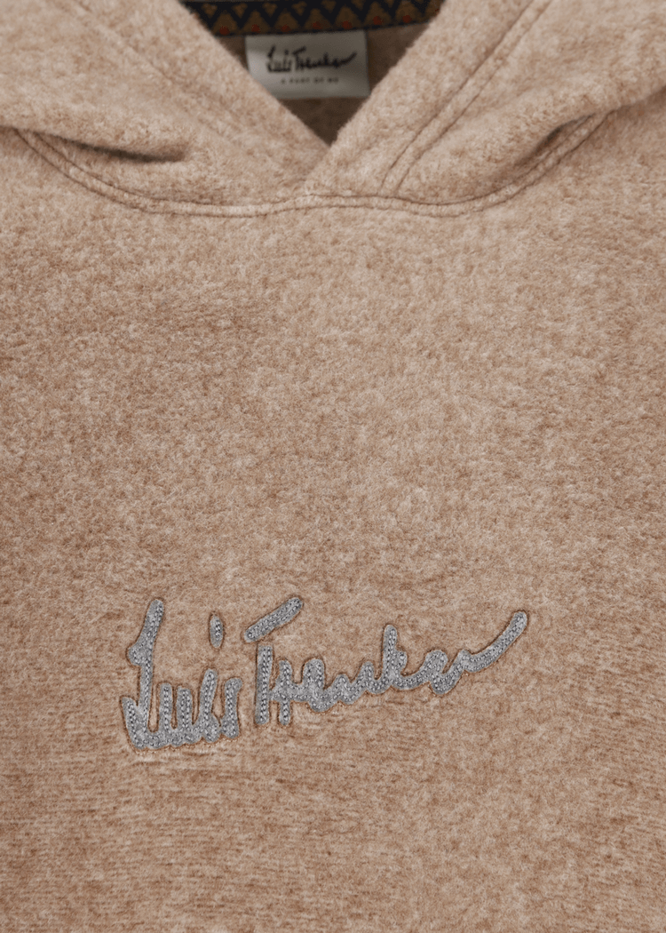 Luis Trenker Felpa con cappuccio con logo modello Luphilipp Offerte esclusive