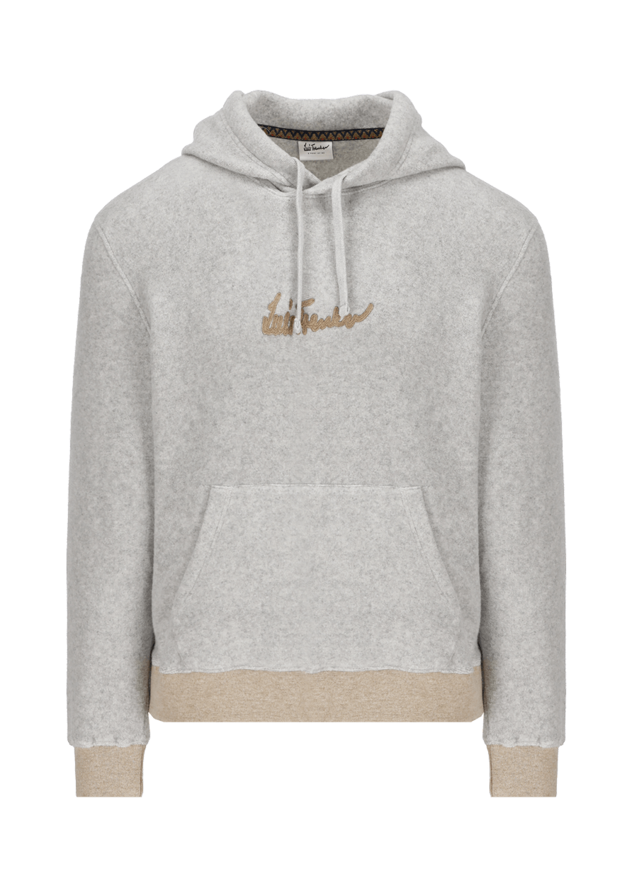 Luis Trenker Felpa con cappuccio con logo modello Luphilipp Lightning offer