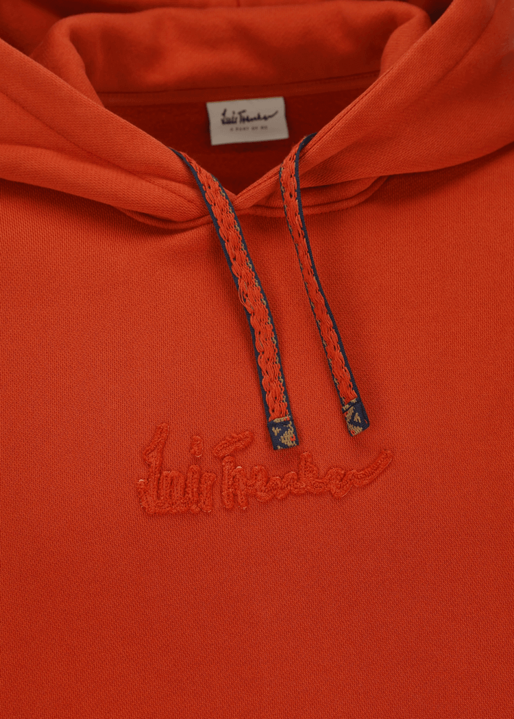 Luis Trenker Felpa con cappuccio con fascia jacquard modello Luphilipp Offerte stagionali