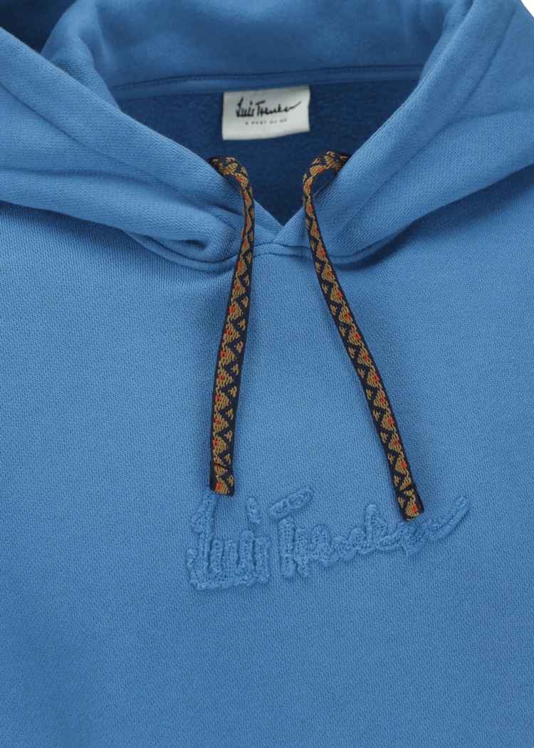 Luis Trenker Felpa con cappuccio con fascia jacquard modello Luphilipp Liquidazione