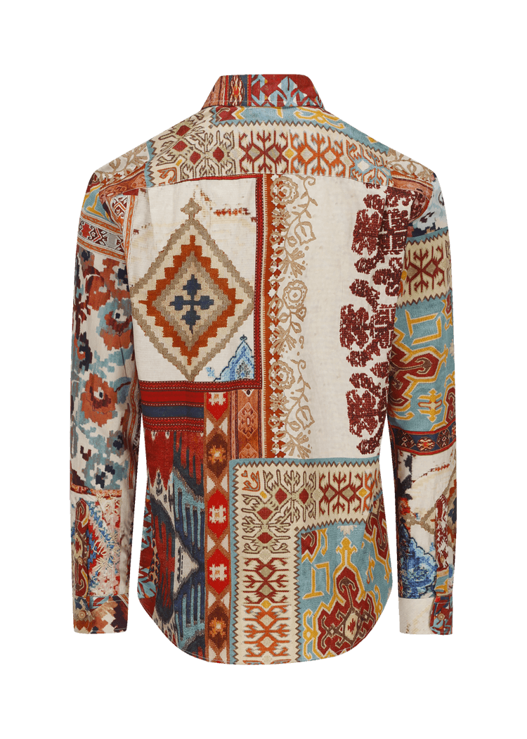 Luis Trenker Camicia con stampa modello Lubodo Prezzo basso
