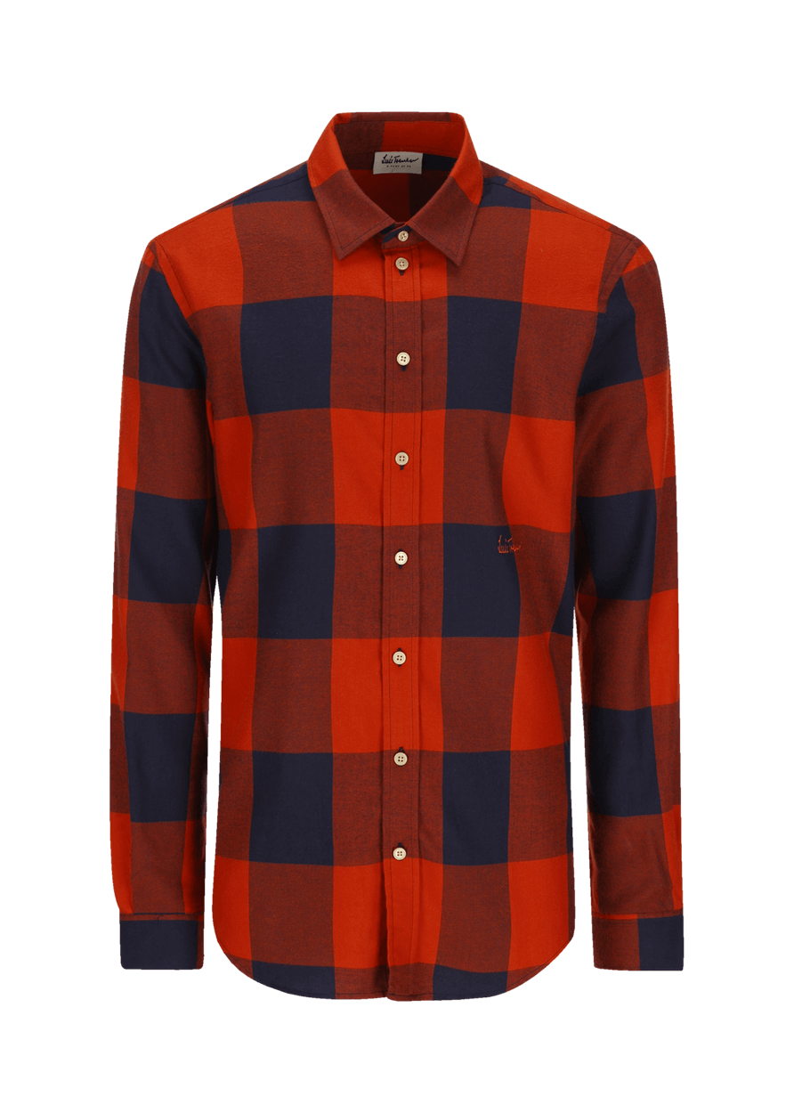Luis Trenker Camicia a quadri modello Lubodo Super Saving Price
