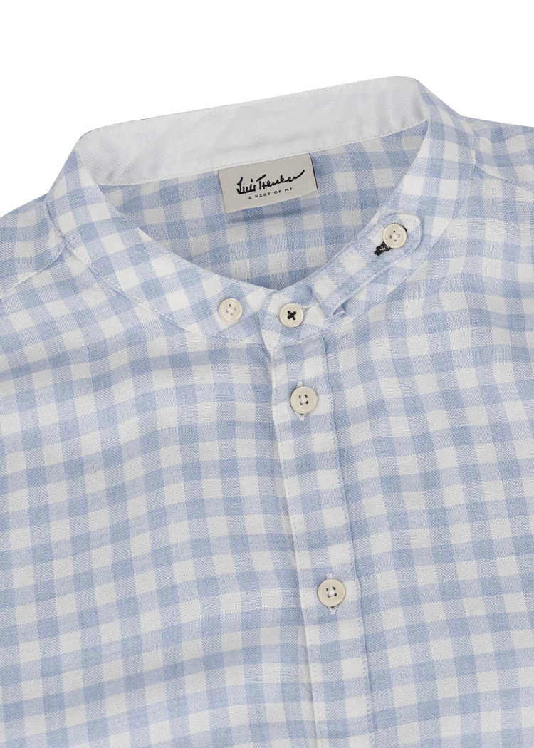 Luis Trenker Camicia con motivo vichy modello Lubernet Rilascio limitato