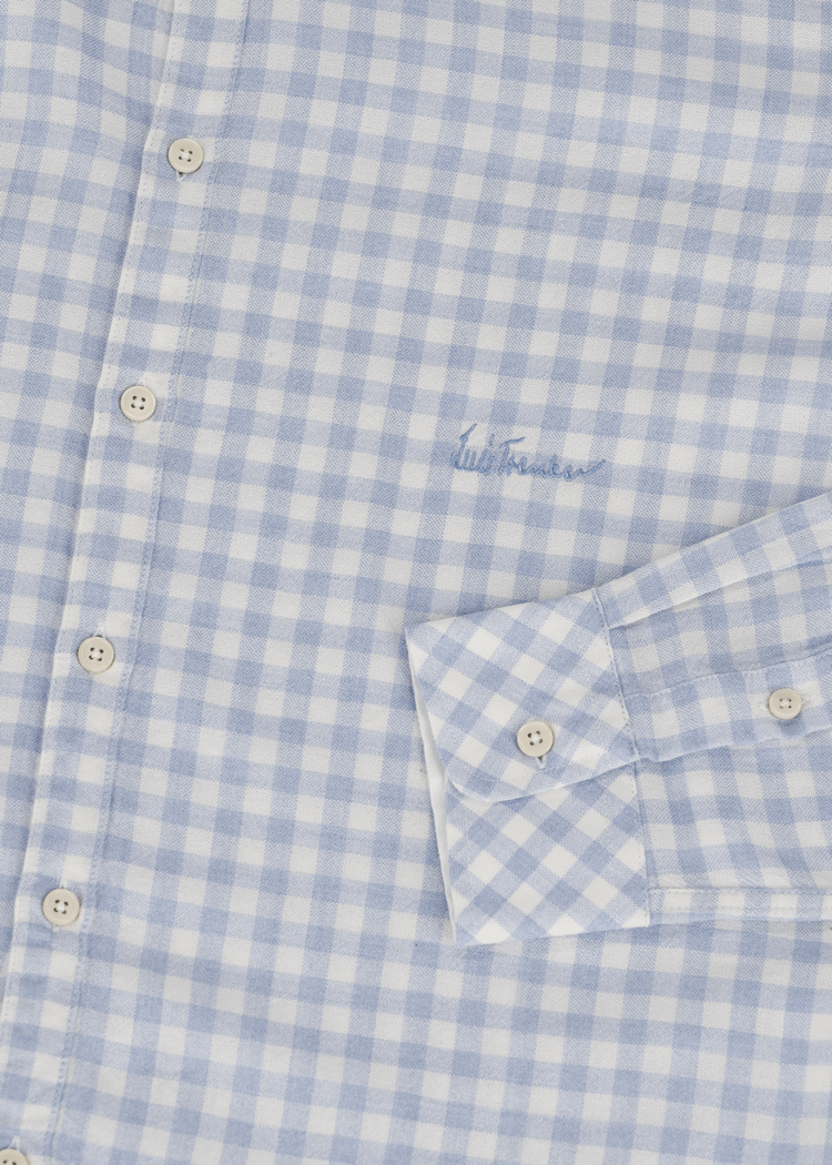 Luis Trenker Camicia con motivo vichy modello Lubernet Rilascio limitato