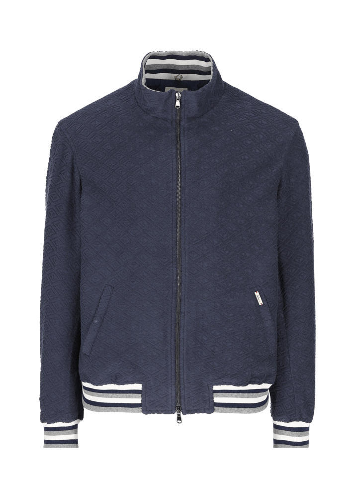 Luis Trenker Bomber in spugna di cotone modello Lumichi In Linea