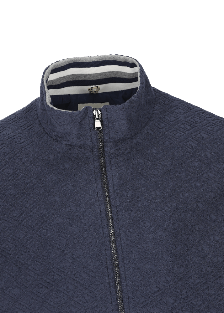 Luis Trenker Bomber in spugna di cotone modello Lumichi In Linea