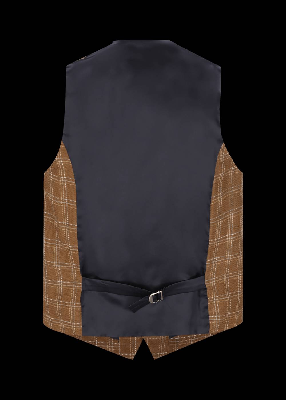 Luis Trenker Gilet con motivo a quadretti modello Lusebastian Spedizione Gratuita