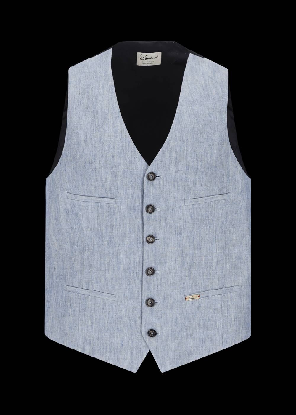 Luis Trenker Gilet in puro lino modello Lusebastian Qualità Garantita
