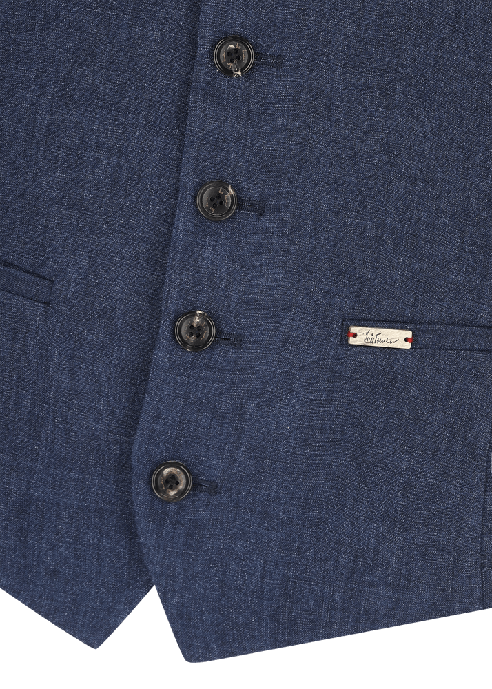 Luis Trenker Gilet in puro lino modello Lusebastian Negozi Online